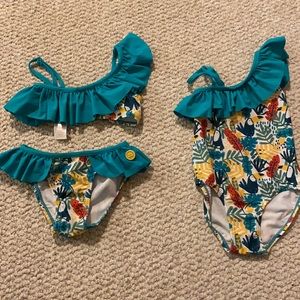Tutto Piccolo swimsuits - twins 3T